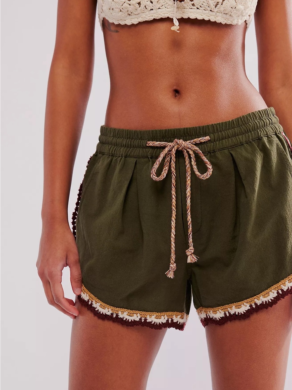 NWT Free People Coastal Cruise Pull-On Shorts
